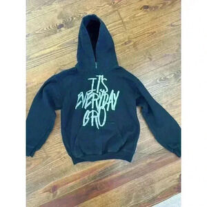 Jake Paul Youth Black "Its Everyday Bro" Merch Hoodie, Youth Medium
